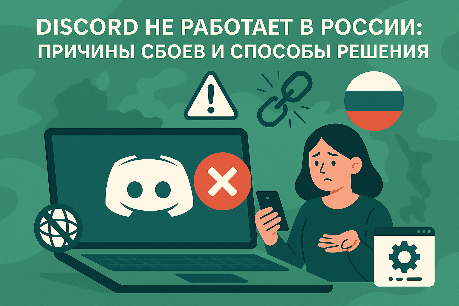 Discord не работает в России: причины сбоев и способы решения